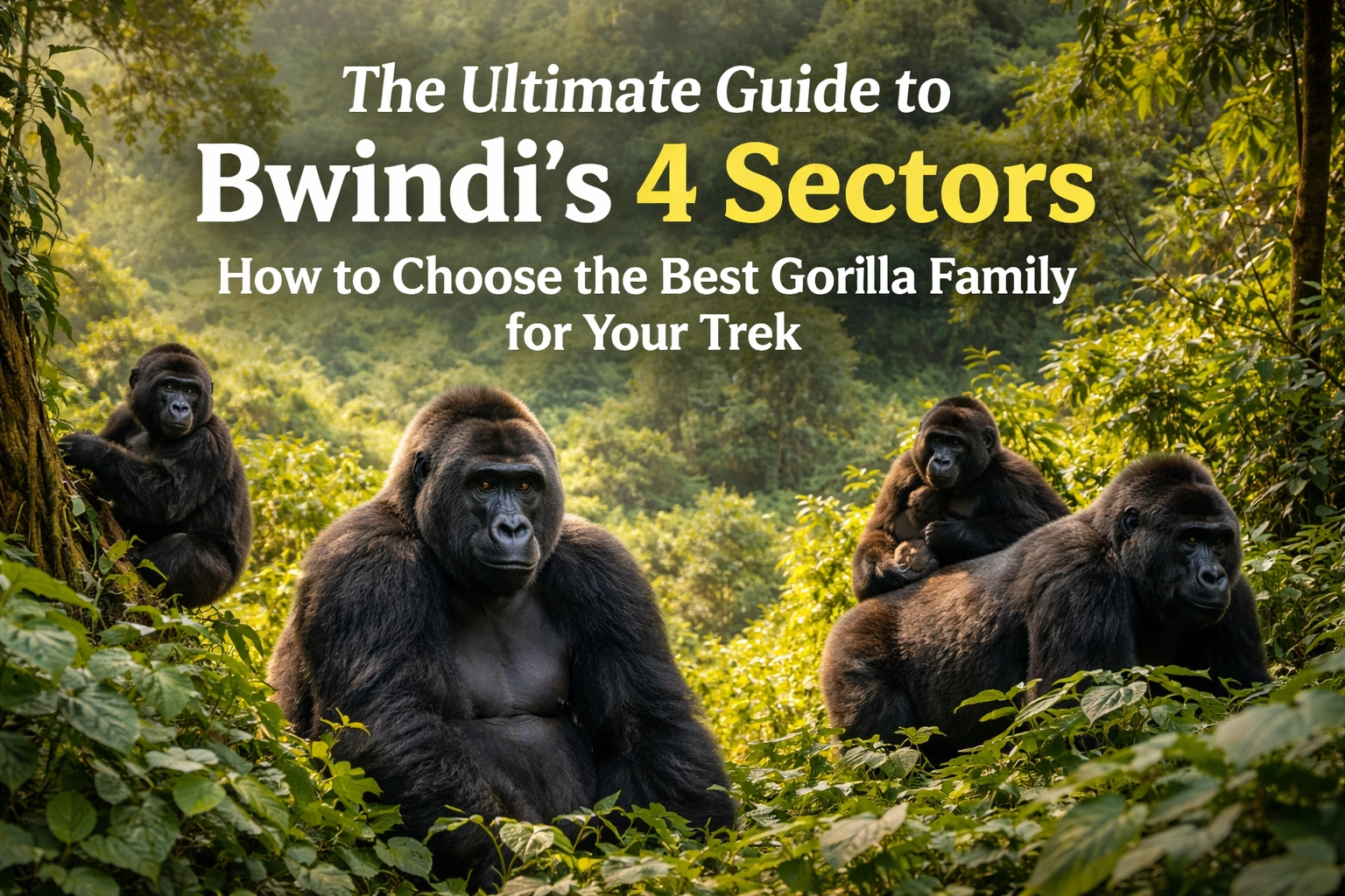 The Ultimate Guide to Bwindi's 4 Sectors: How to Choose the Best Gorilla Family for Your Trek